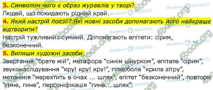 ГДЗ Українська література 7 клас сторінка Стр.28 (3-5)
