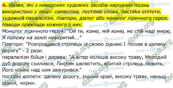 ГДЗ Українська література 7 клас сторінка Стр.27 (4)