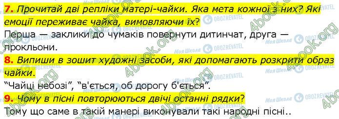 ГДЗ Українська література 7 клас сторінка Стр.21 (7-9)