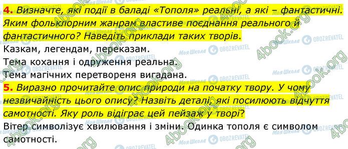ГДЗ Українська література 7 клас сторінка Стр.143 (4-5)