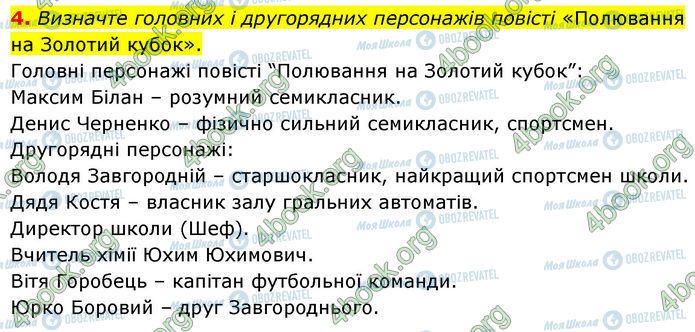 ГДЗ Українська література 7 клас сторінка Стр.284 (4)