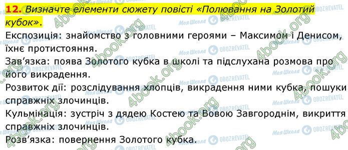 ГДЗ Українська література 7 клас сторінка Стр.284 (12)