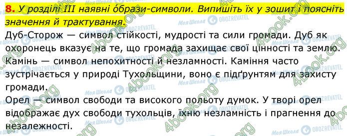 ГДЗ Українська література 7 клас сторінка Стр.64 (8)