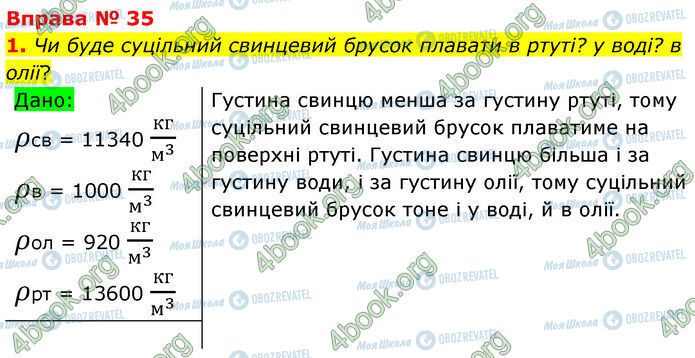 ГДЗ Физика 7 класс страница 35 (1)