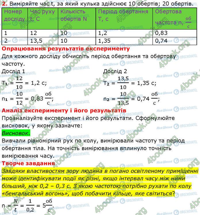 ГДЗ Физика 7 класс страница ЛР№.2 (2)