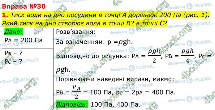 ГДЗ Физика 7 класс страница 30 (1)