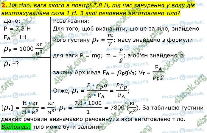 ГДЗ Фізика 7 клас сторінка §.20 (2)