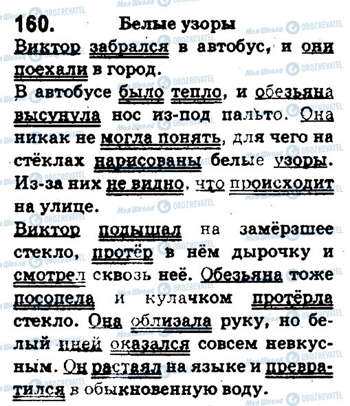 ГДЗ Русский язык 5 класс страница 160