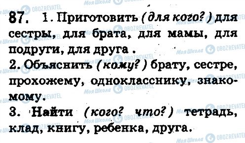 ГДЗ Русский язык 5 класс страница 87