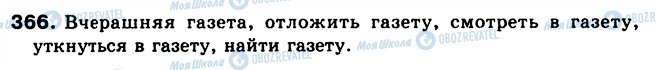 ГДЗ Російська мова 5 клас сторінка 366