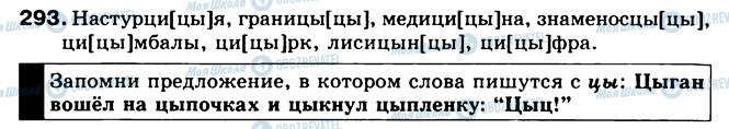ГДЗ Русский язык 5 класс страница 293