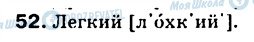 ГДЗ Російська мова 5 клас сторінка 52