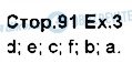ГДЗ Английский язык 5 класс страница p91ex3