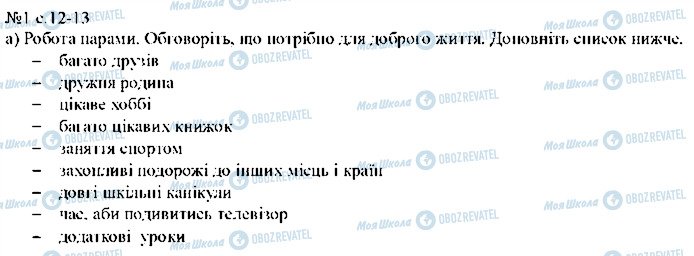 ГДЗ Англійська мова 5 клас сторінка p12ex1