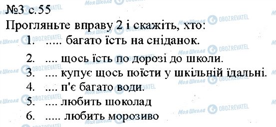 ГДЗ Англійська мова 5 клас сторінка p55ex3