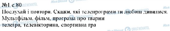 ГДЗ Англійська мова 5 клас сторінка p80ex1