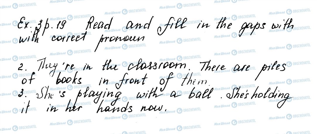 ГДЗ Англійська мова 5 клас сторінка ex3p19