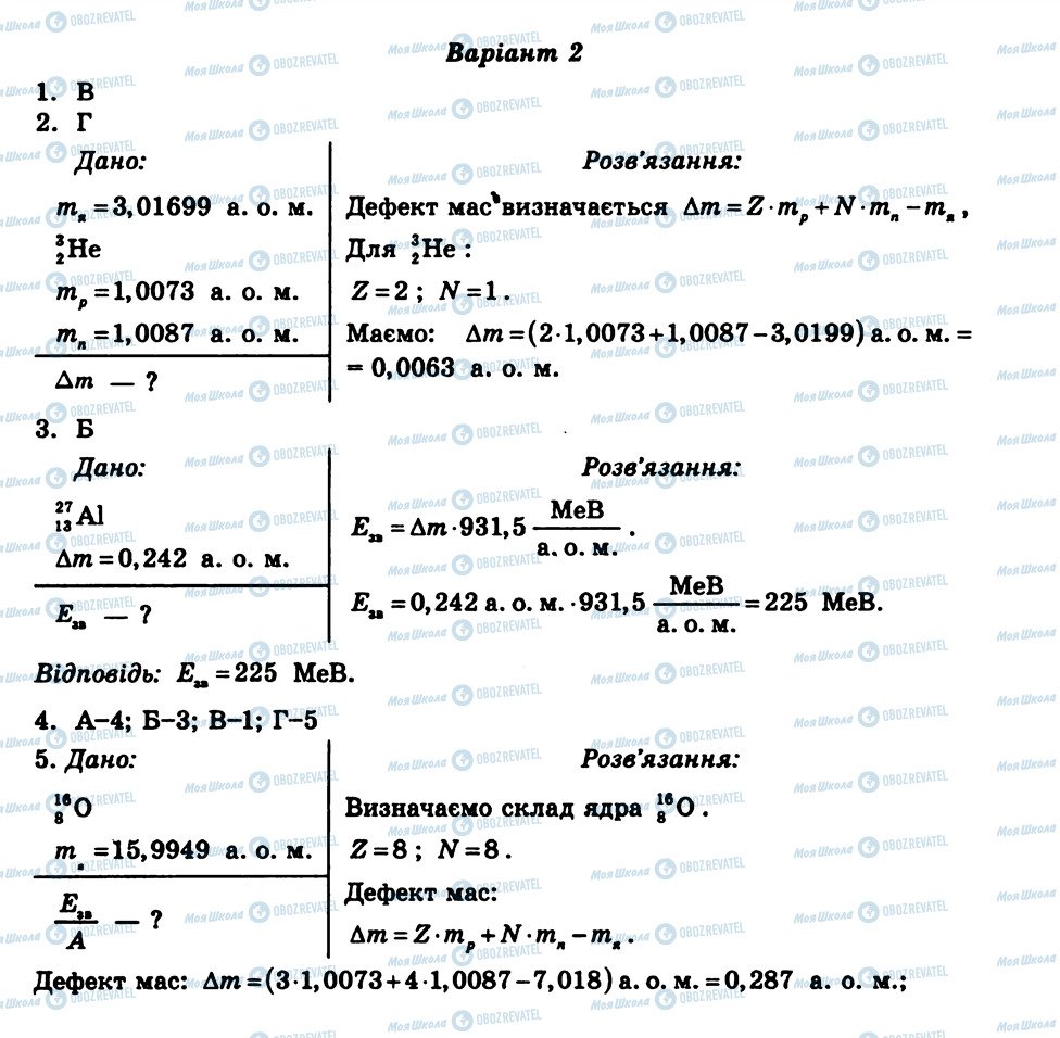 ГДЗ Фізика 11 клас сторінка СР27