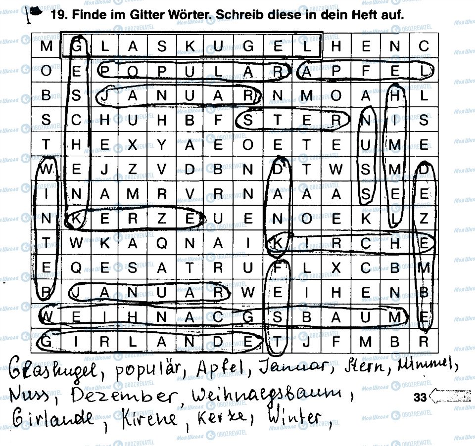 ГДЗ Німецька мова 5 клас сторінка 19