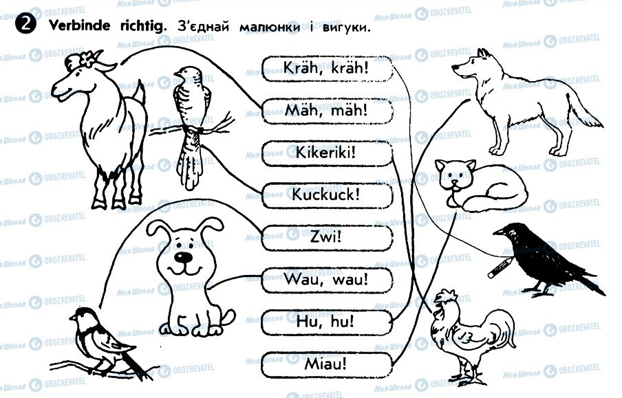 ГДЗ Немецкий язык 5 класс страница 2