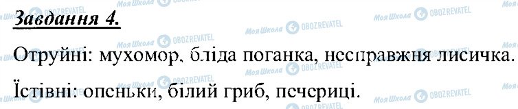 ГДЗ Природознавство 5 клас сторінка 4