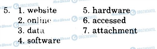 ГДЗ Англійська мова 10 клас сторінка 5