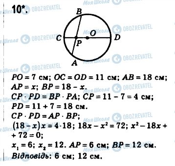 ГДЗ Геометрія 8 клас сторінка 10