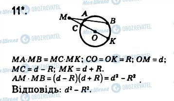 ГДЗ Геометрія 8 клас сторінка 11