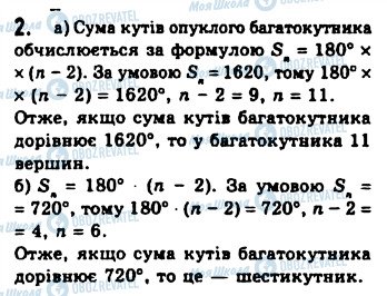 ГДЗ Геометрія 8 клас сторінка 2