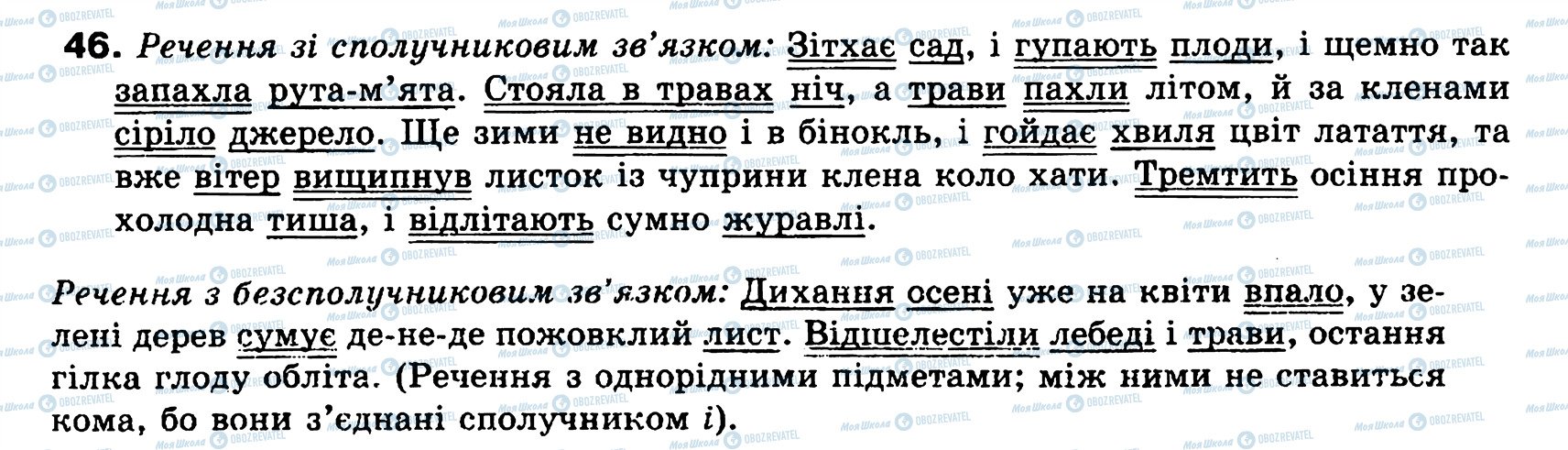 ГДЗ Українська мова 8 клас сторінка 46