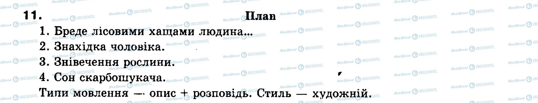 ГДЗ Українська мова 8 клас сторінка 11