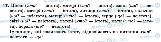 ГДЗ Укр мова 5 класс страница 17