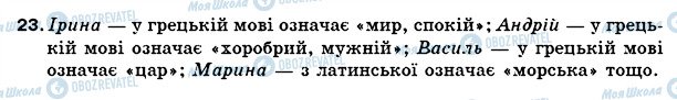 ГДЗ Українська мова 5 клас сторінка 23