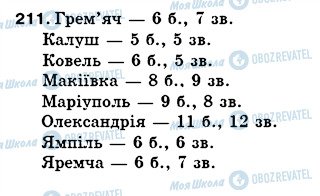 ГДЗ Українська мова 5 клас сторінка 211