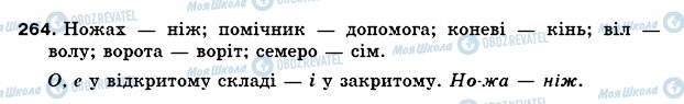 ГДЗ Укр мова 5 класс страница 264