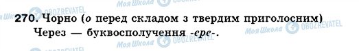 ГДЗ Українська мова 5 клас сторінка 270