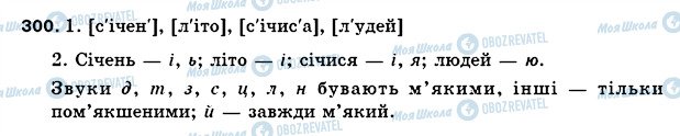 ГДЗ Українська мова 5 клас сторінка 300