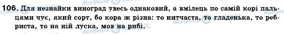 ГДЗ Українська мова 6 клас сторінка 106