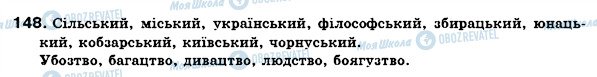 ГДЗ Укр мова 6 класс страница 148