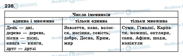 ГДЗ Українська мова 6 клас сторінка 238