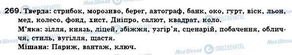 ГДЗ Українська мова 6 клас сторінка 269