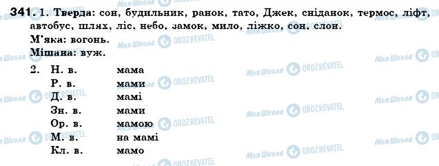 ГДЗ Українська мова 6 клас сторінка 341