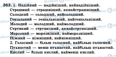 ГДЗ Укр мова 6 класс страница 363