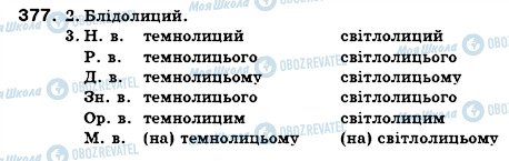 ГДЗ Українська мова 6 клас сторінка 377