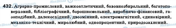 ГДЗ Українська мова 6 клас сторінка 432