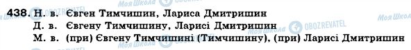 ГДЗ Українська мова 6 клас сторінка 438