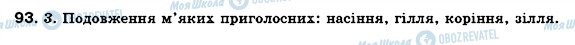 ГДЗ Українська мова 6 клас сторінка 93