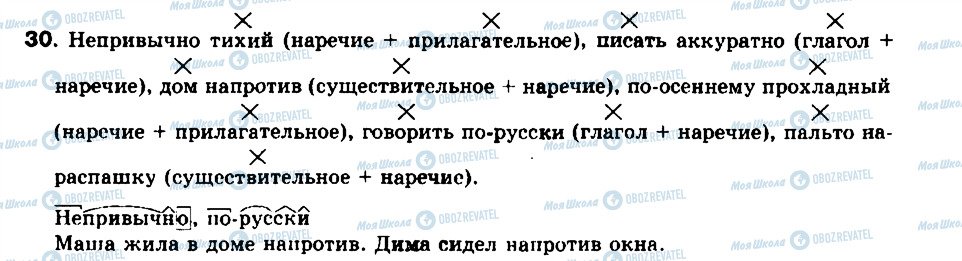ГДЗ Русский язык 8 класс страница 30