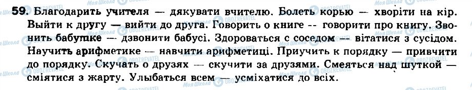 ГДЗ Російська мова 8 клас сторінка 59