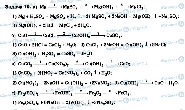 ГДЗ Химия 8 класс страница 10
